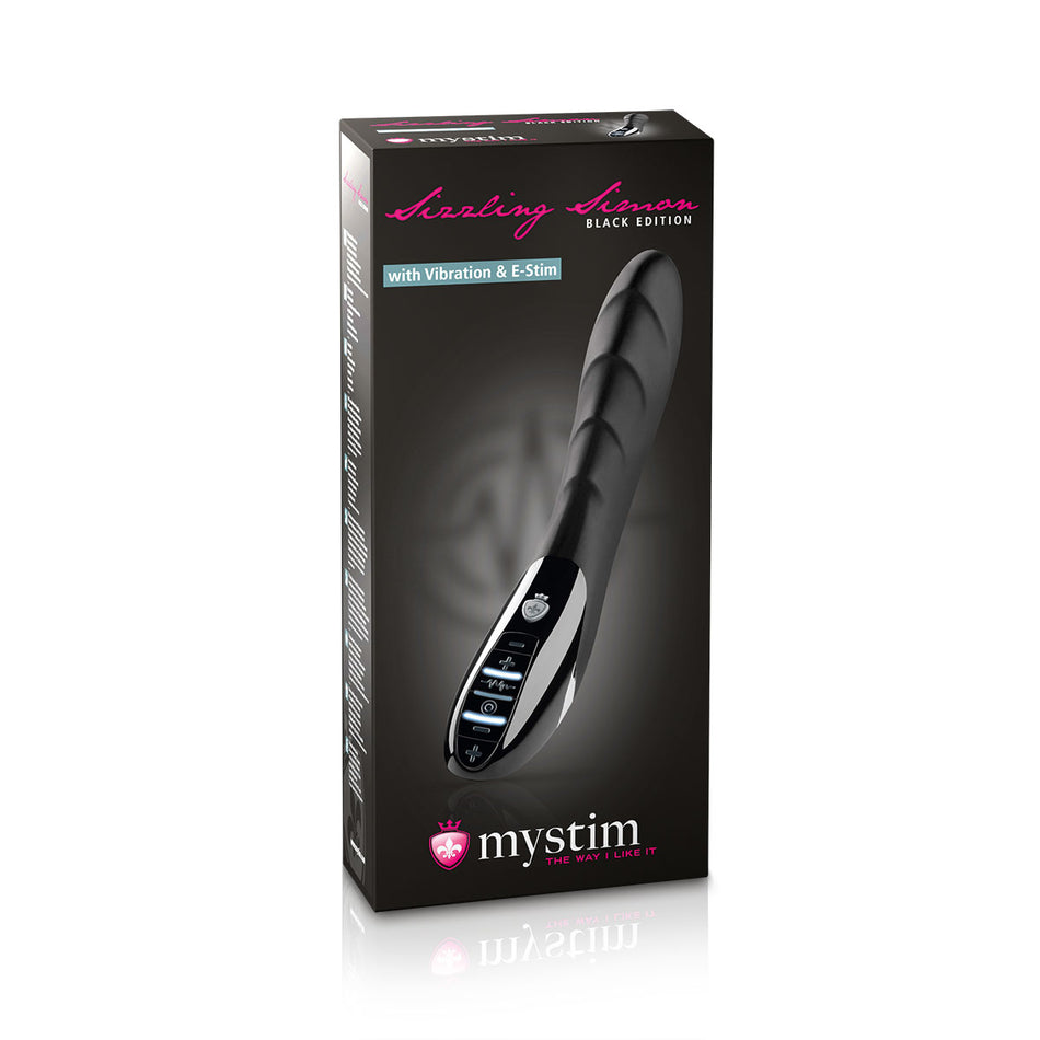 Mystim Sizzling Simon E-Stim - Black - Zateo Joy