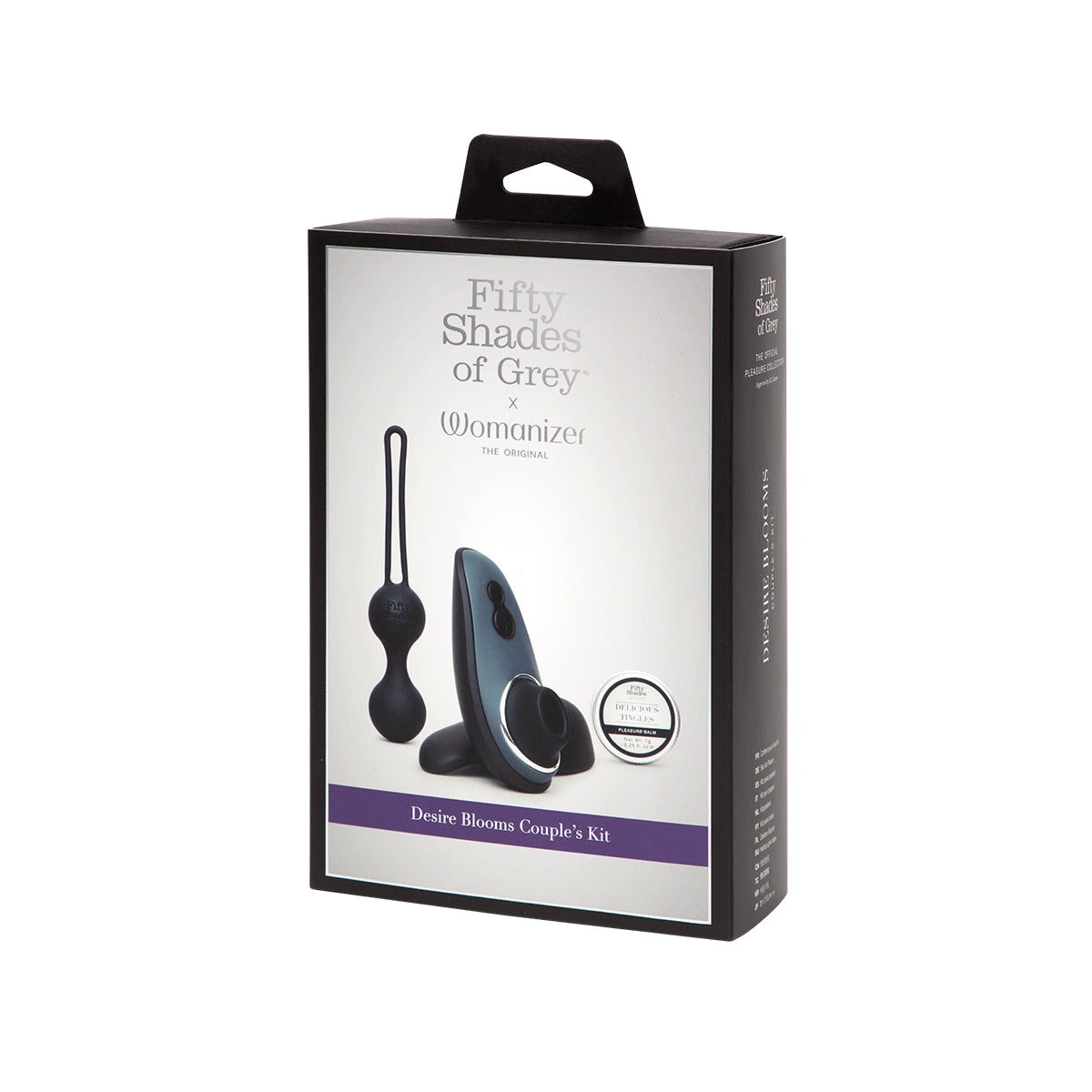 Fifty Shades of Grey Womanizer Desire Blooms Kit Black - Zateo Joy