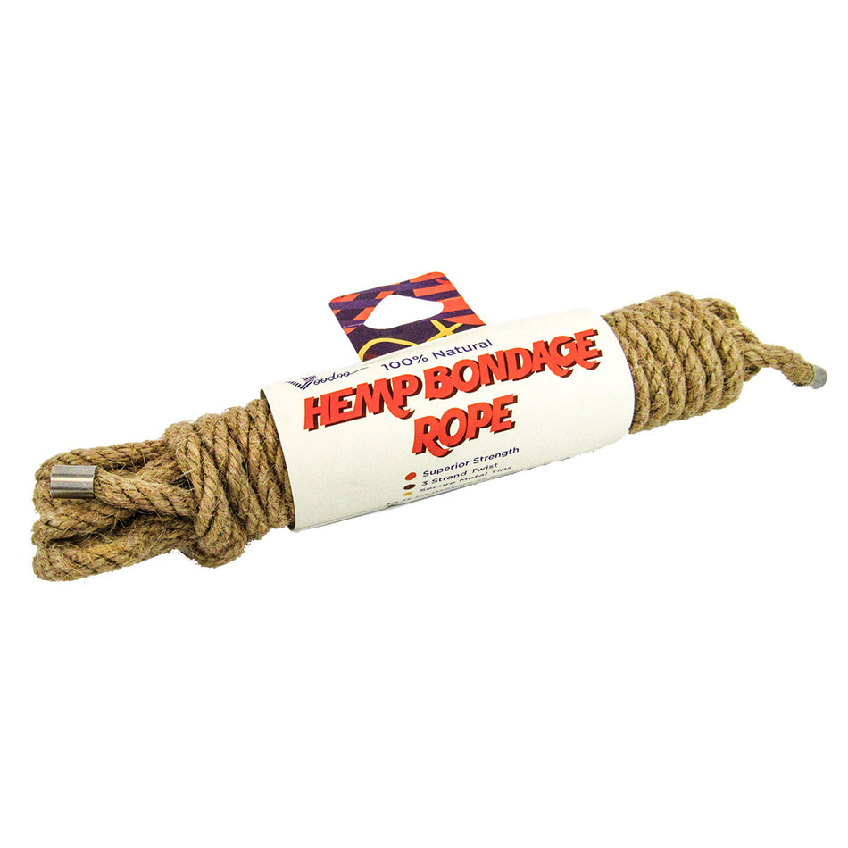 100% Natural Hemp Bondage Rope 5 meters - Zateo Joy