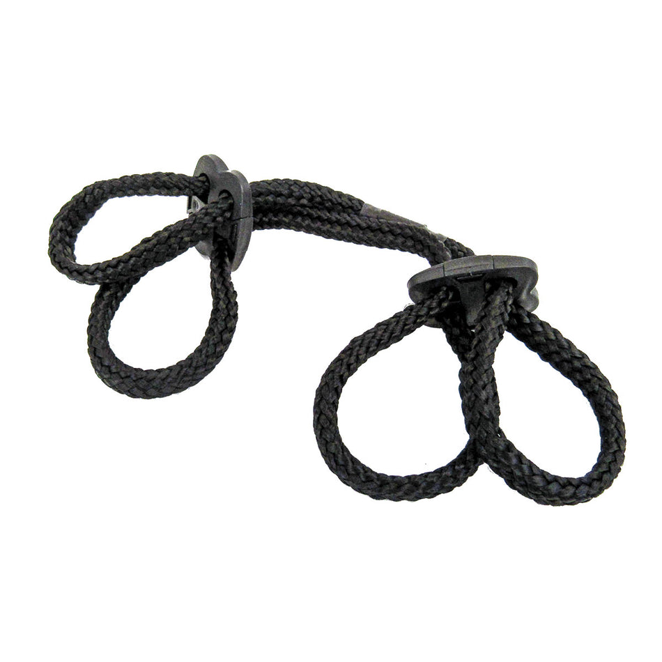 Voodoo Silky Soft Double Wrist Cuffs Black - Zateo Joy