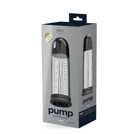 Pump Rechargeable Vacuum Penis Pump Black - Zateo Joy