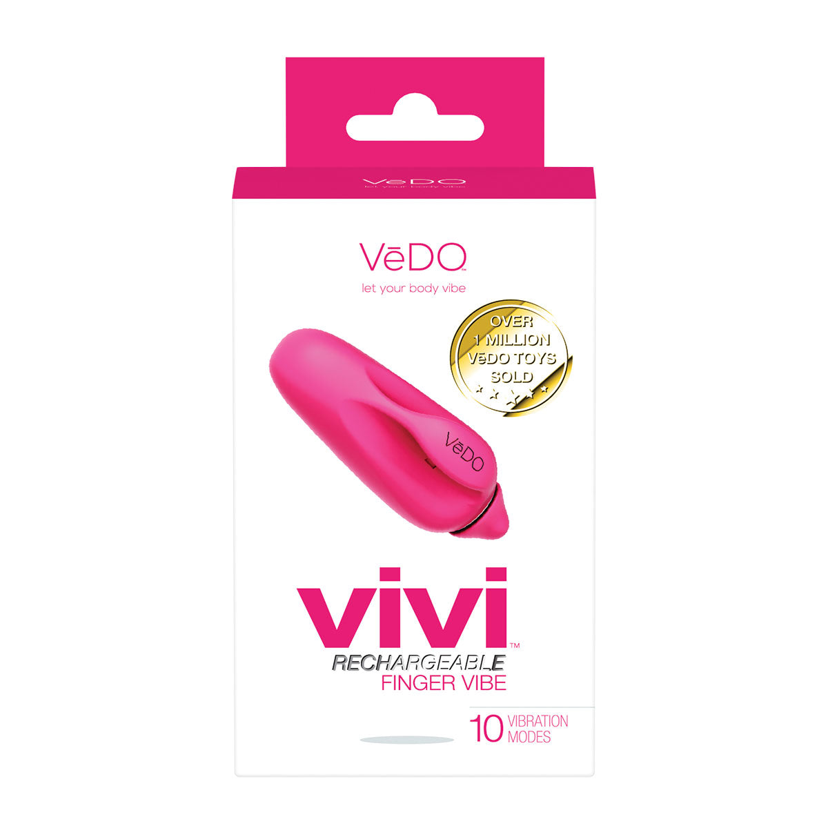 Vedo Vivi Finger Vibe Foxy Pink - Zateo Joy