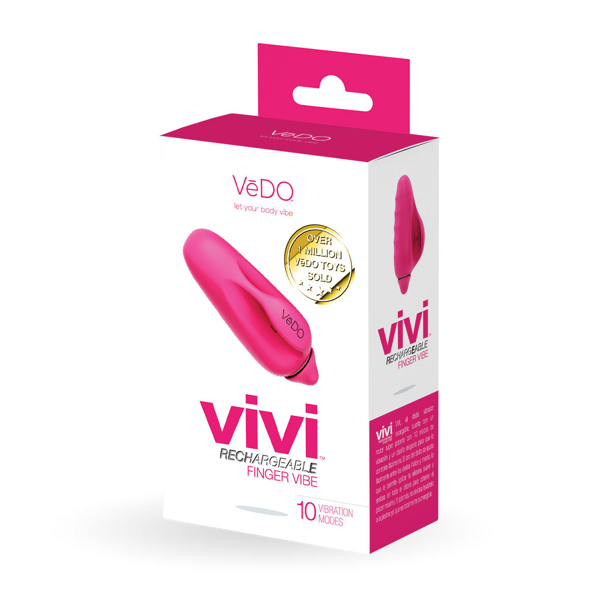 Vedo Vivi Finger Vibe Foxy Pink - Zateo Joy