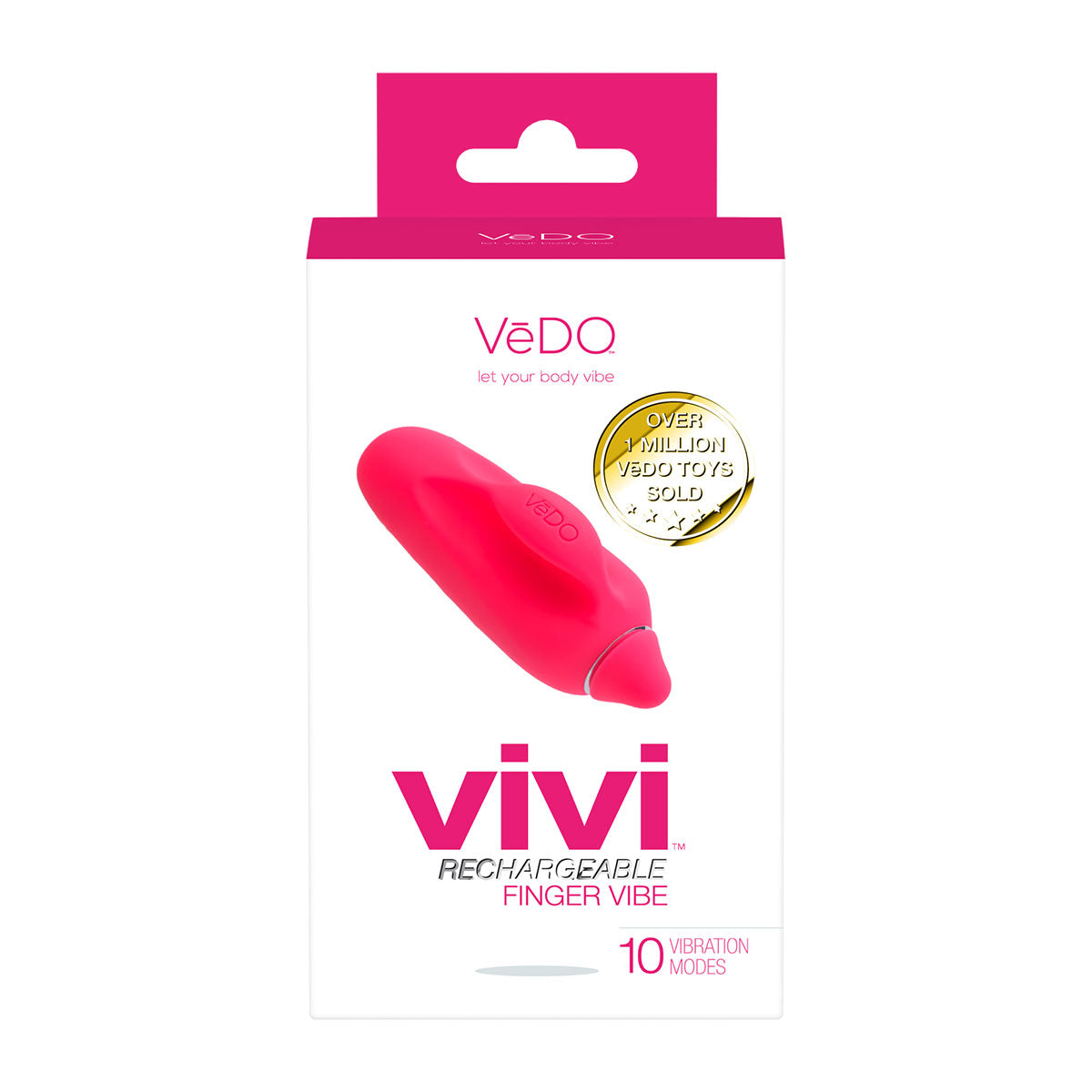 Vedo Vivi Finger Vibe Foxy Pink - Zateo Joy