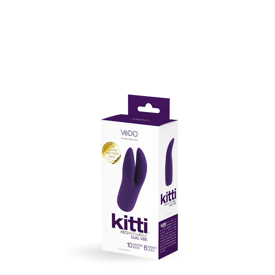 Vedo Kitti Rechargeable Dual Vibe Deep Purple - Zateo Joy