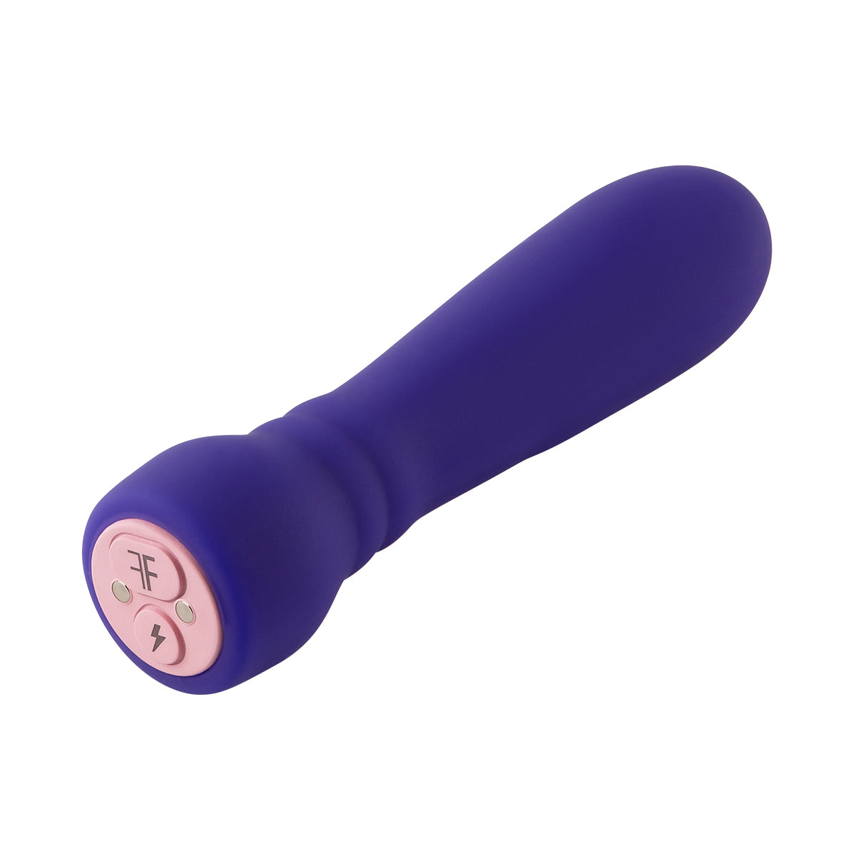 FemmeFunn Booster Bullet Massager Rechargeable Silicone Vibrator Dark Purple - Zateo Joy