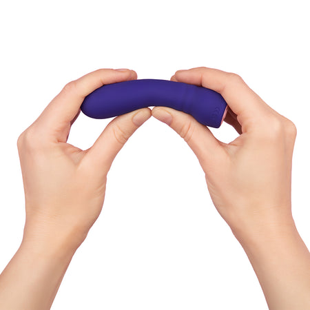 FemmeFunn Booster Bullet Massager Rechargeable Silicone Vibrator Dark Purple - Zateo Joy