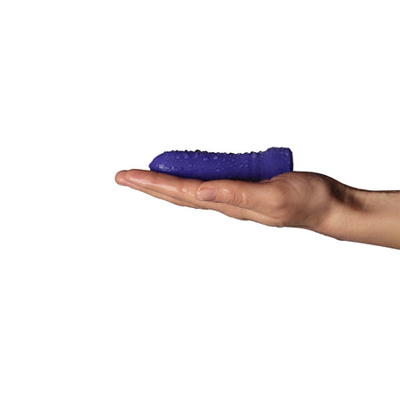 FemmeFunn Booster Bullet Massager Rechargeable Silicone Vibrator Dark Purple - Zateo Joy