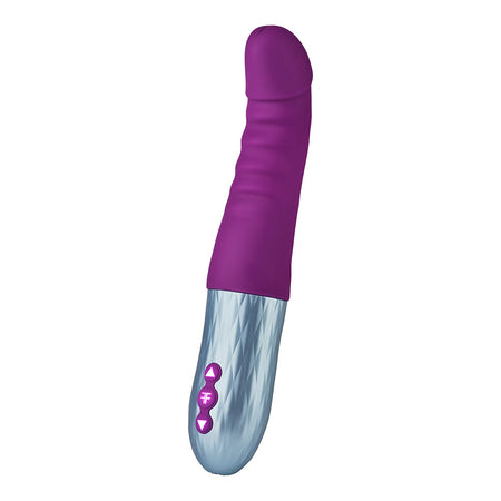 FemmeFunn Cadenza Rechargeable Silicone Thrusting G-Spot Vibrator Purple - Zateo Joy