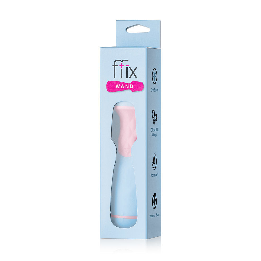 FemmeFunn FFIX Wand Waterproof Vibrator Blue - Zateo Joy