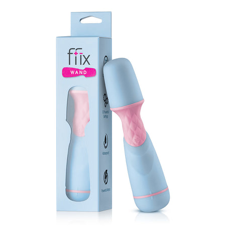 FemmeFunn FFIX Wand Waterproof Vibrator Blue - Zateo Joy