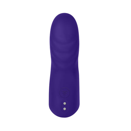 FemmeFunn Dioni Rechargeable Silicone Finger Vibrator Large Dark Purple - Zateo Joy