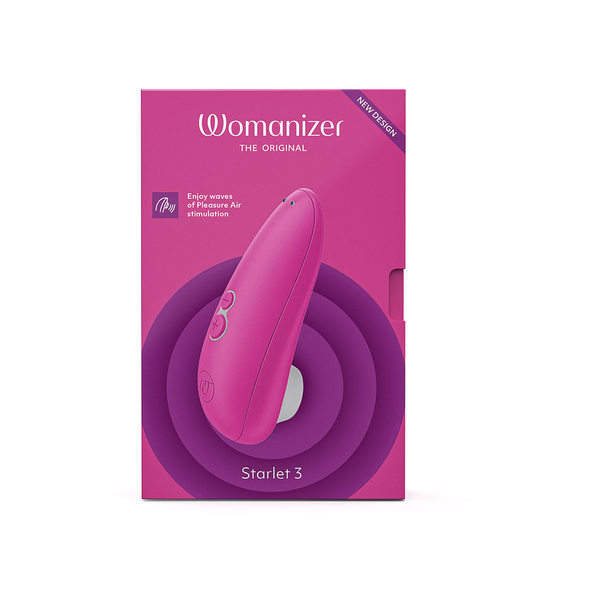 Womanizer Starlet 3 Rechargeable Silicone Compact Pleasure Air Clitoral Stimulator Pink - Zateo Joy