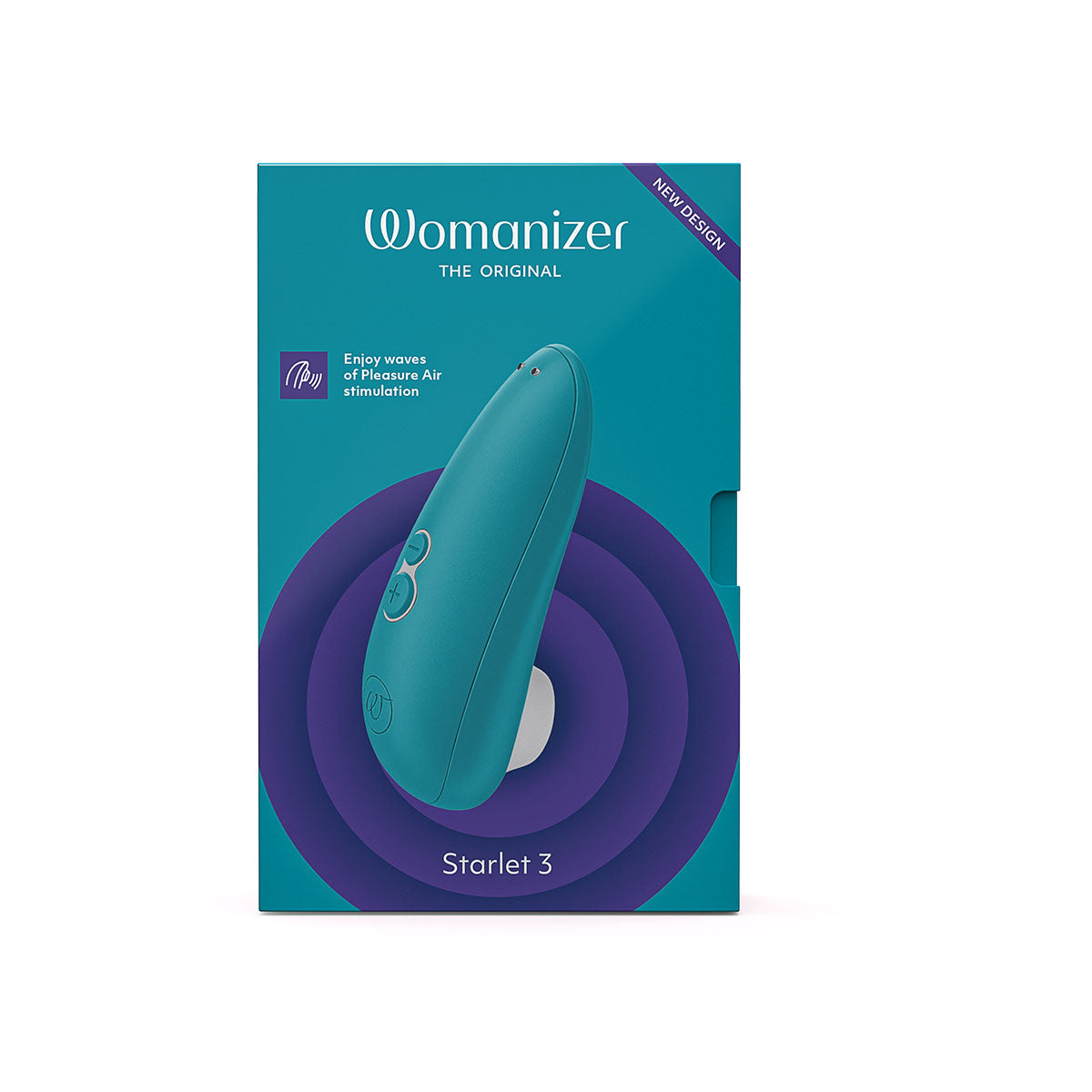 Womanizer Starlet 3 Rechargeable Silicone Compact Pleasure Air Clitoral Stimulator Turquoise - Zateo Joy