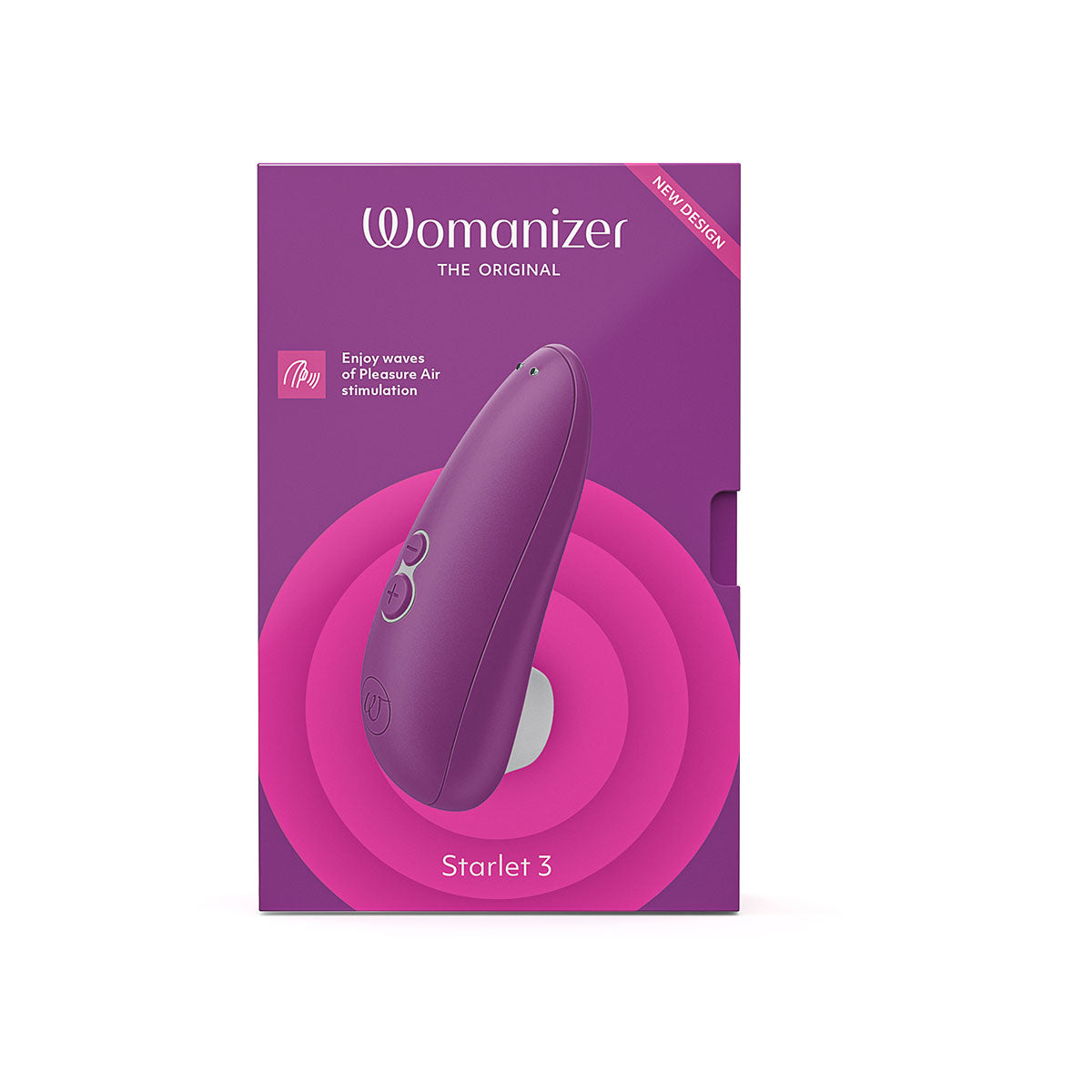 Womanizer Starlet 3 Rechargeable Silicone Compact Pleasure Air Clitoral Stimulator Violet - Zateo Joy