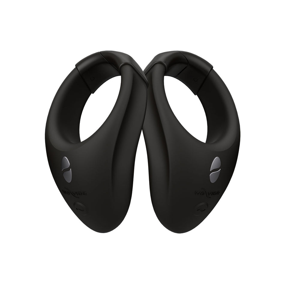 We-Vibe Tease Us Special Edition Wearable Stimulation Ring Set (Bond & Bond) Black - Zateo Joy