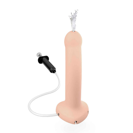 Strap-On-Me Silicone Ejaculating Cum Dildo Vanilla L (fluid not included) - Zateo Joy