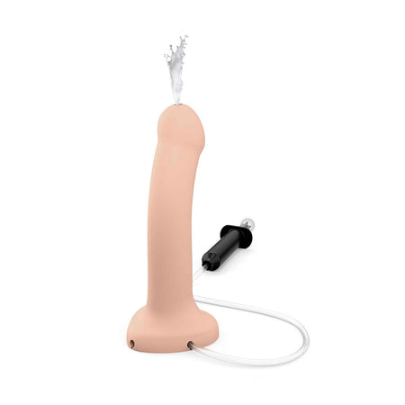 Strap-On-Me Silicone Ejaculating Cum Dildo Vanilla L (fluid not included) - Zateo Joy