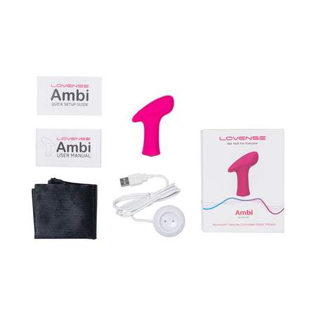 Lovense Ambi Bluetooth Programmable Bullet Vibrator - Zateo Joy