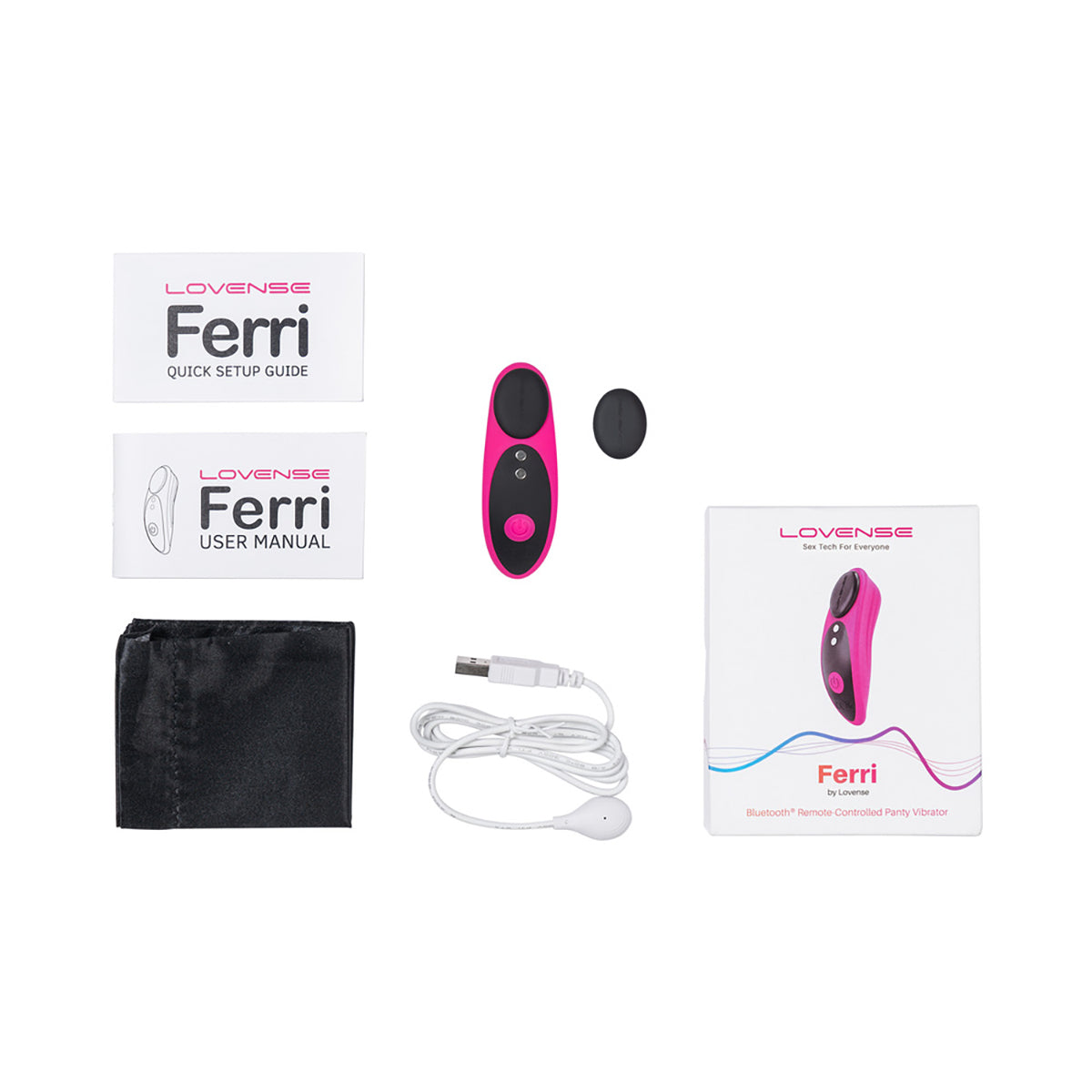 Lovense Ferri Bluetooth Remote-Controlled Panty Vibrator - Zateo Joy