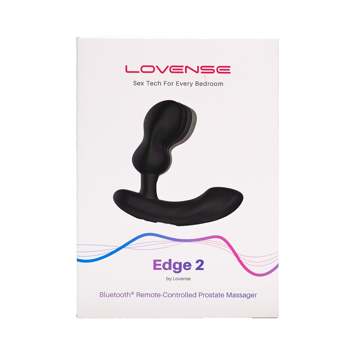 Lovense Edge 2 Bluetooth Remote-Controlled Adjustable Prostate Massager - Zateo Joy