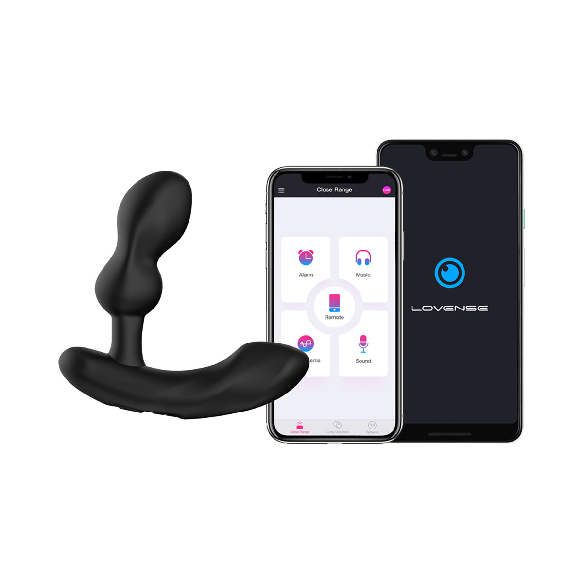 Lovense Edge 2 Bluetooth Remote-Controlled Adjustable Prostate Massager - Zateo Joy