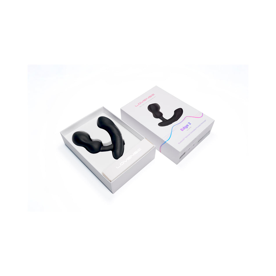Lovense Edge 2 Bluetooth Remote-Controlled Adjustable Prostate Massager - Zateo Joy