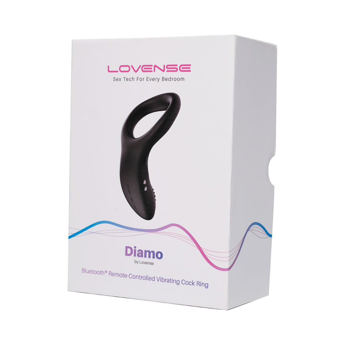 Lovense Diamo Bluetooth Remote-Controlled Vibrating Cockring - Zateo Joy