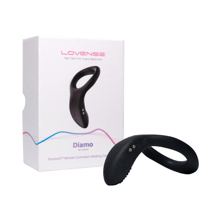 Lovense Diamo Bluetooth Remote-Controlled Vibrating Cockring - Zateo Joy