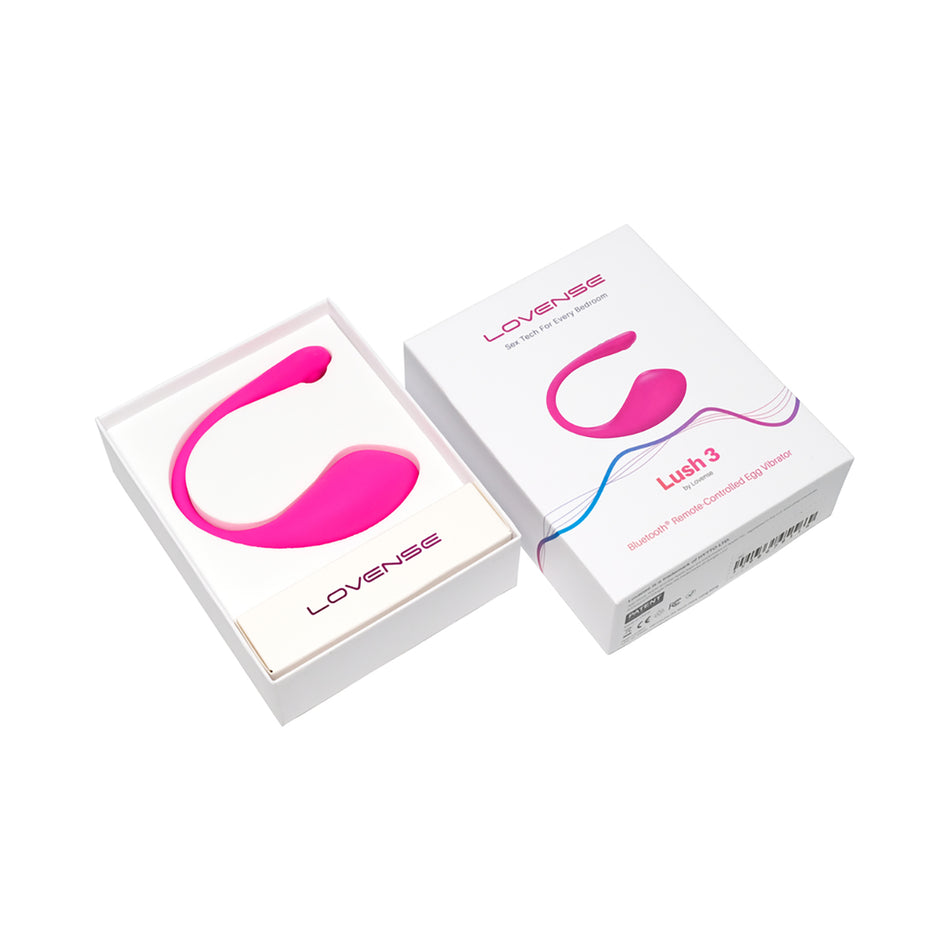 Lovense Lush 3 Bluetooth Remote-Controlled Egg Vibrator - Zateo Joy