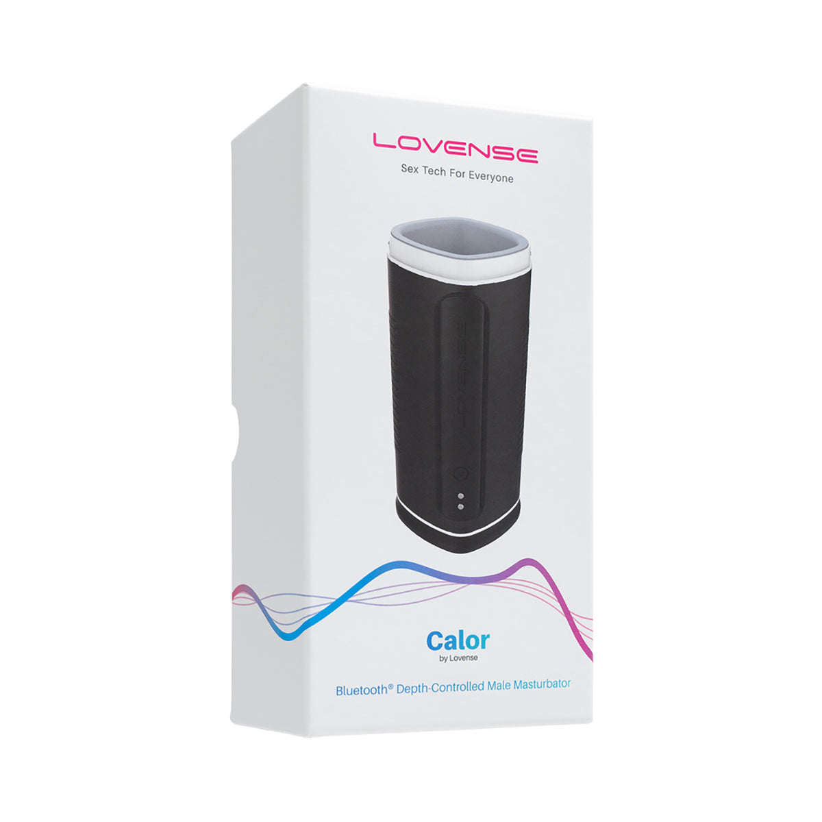 Lovense Calor Bluetooth Depth-Controlled Vibrating and Heating Masturbator - Zateo Joy