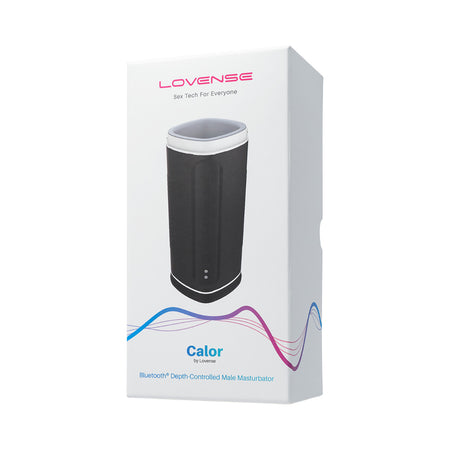 Lovense Calor Bluetooth Depth-Controlled Vibrating and Heating Masturbator - Zateo Joy