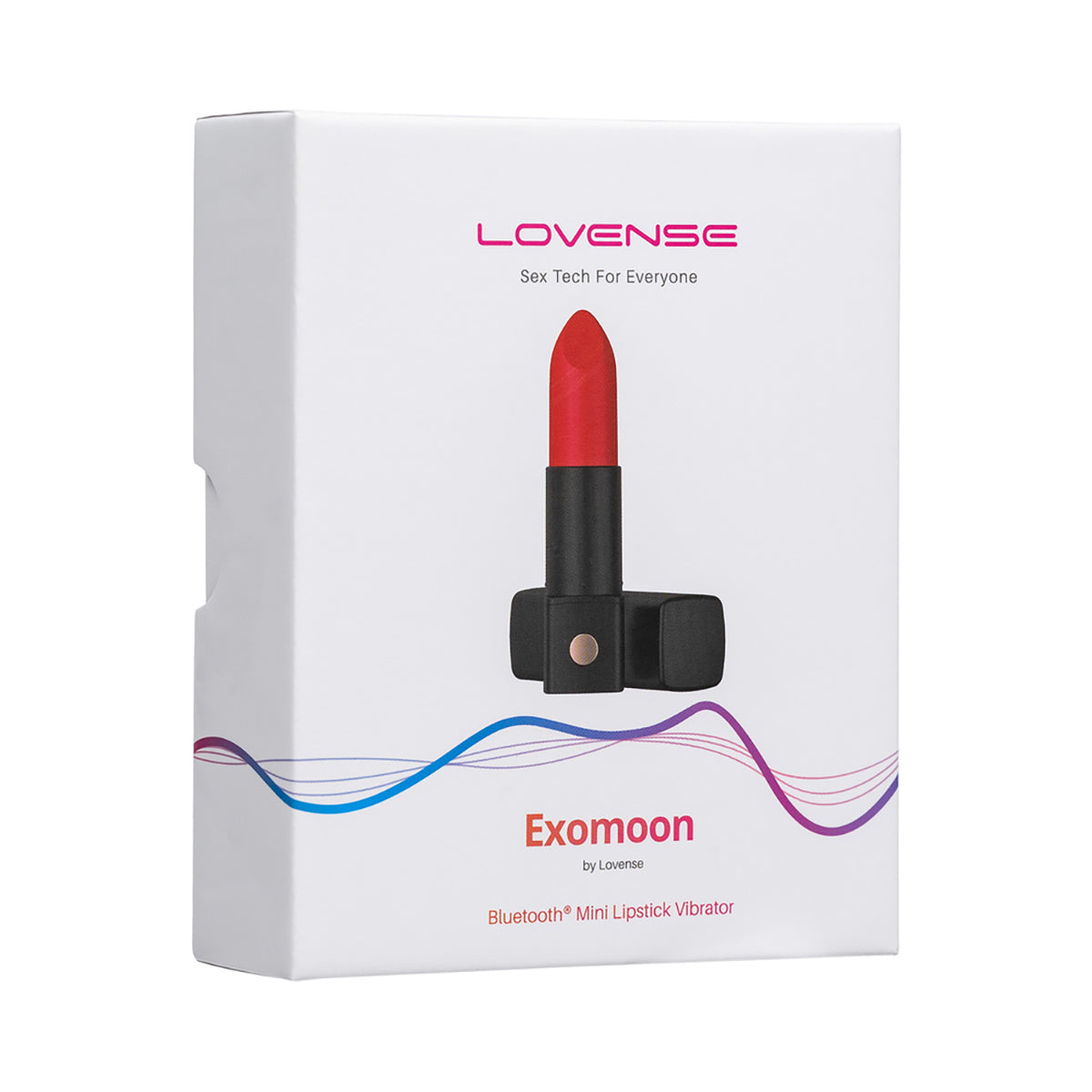 Lovense Exomoon Bluetooth Mini Lipstick Vibrator - Zateo Joy