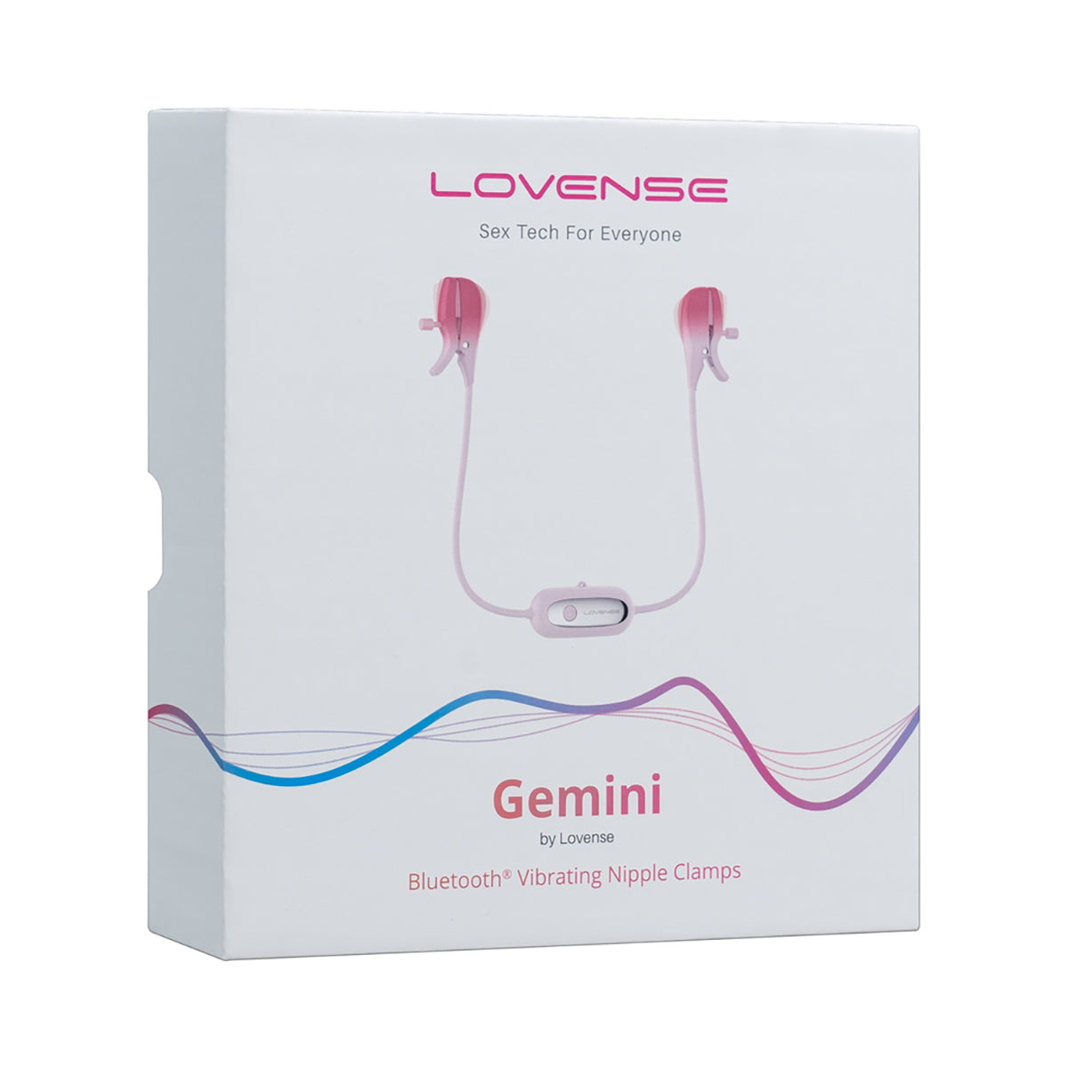 Lovense Gemini Bluetooth Rechargeable Vibrating Nipple Clamps - Zateo Joy