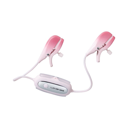 Lovense Gemini Bluetooth Rechargeable Vibrating Nipple Clamps - Zateo Joy