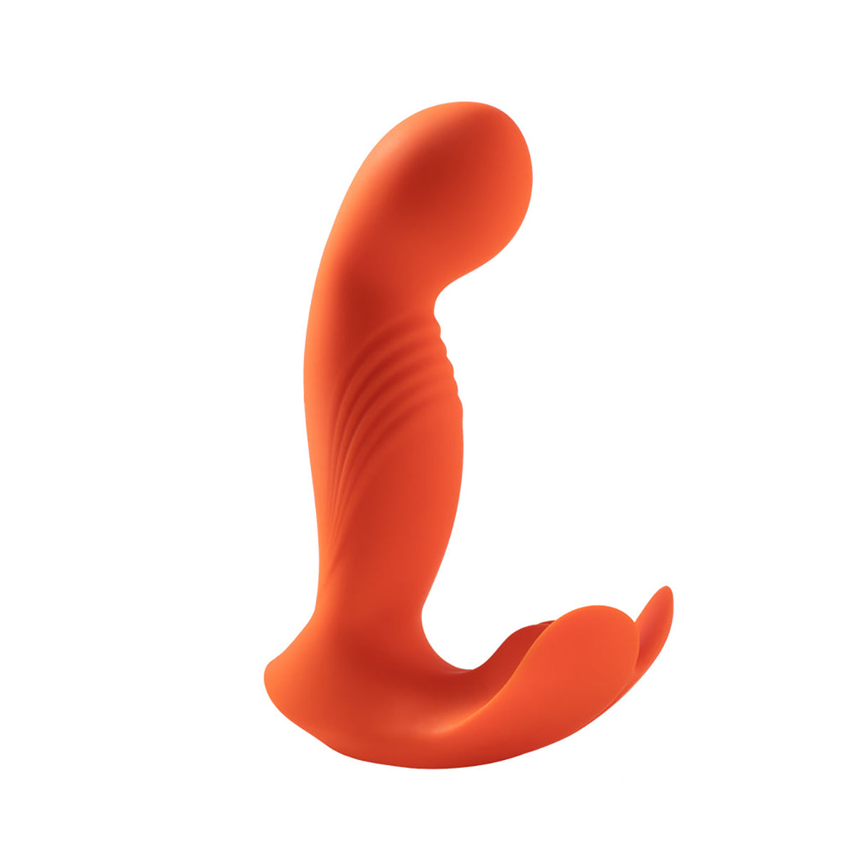 Honey Play Box Crave 3 G-spot Vibrator with Rotating Massage Head and Clit Tickler Orange - Zateo Joy